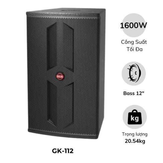 Cặp Loa Full GLS GK-112 | Loa Karaoke Giá Rẻ Chất Âm Tốt