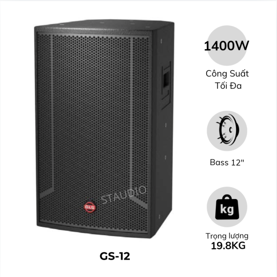 Cặp Loa Full GLS GS-12 | Cặp Loa Công Suất Lớn 100% Chính Hãng