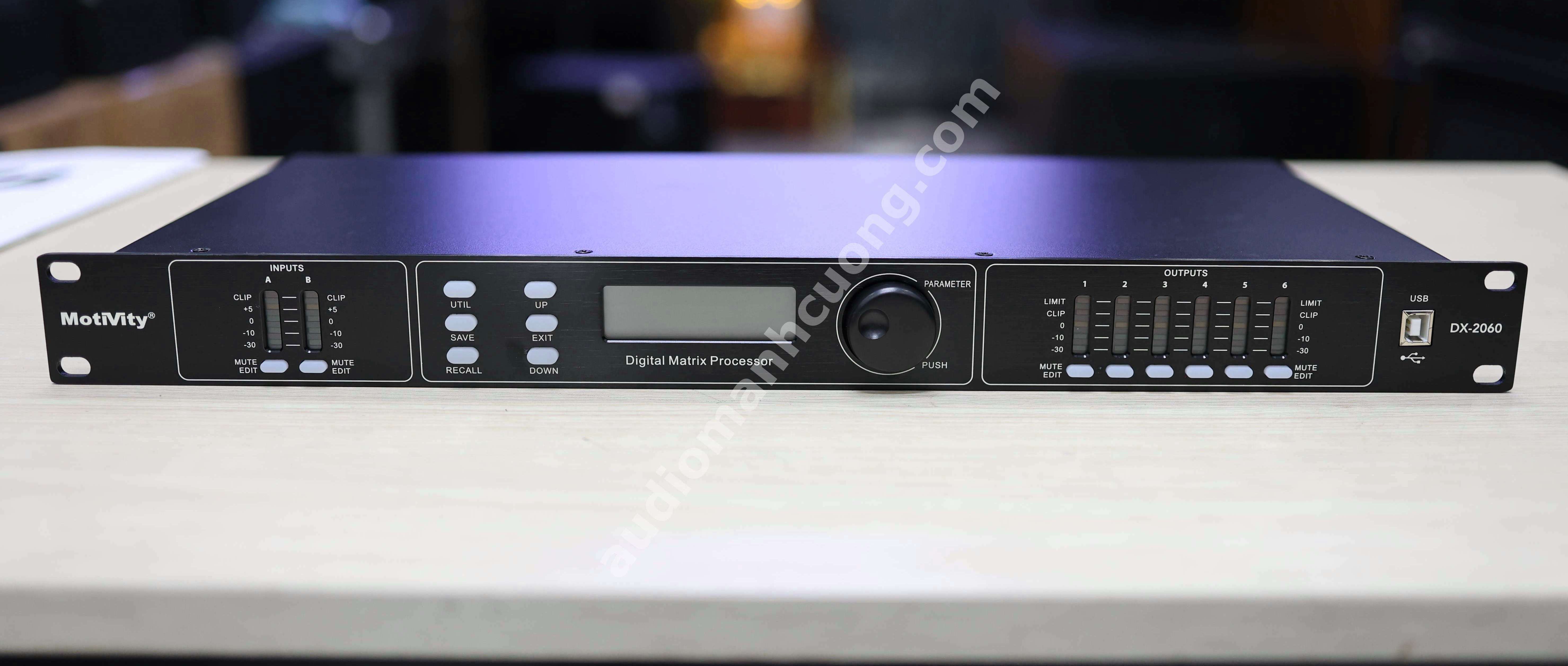 Motivity DX2060 – Crossover Digital 2 In / 6 Out 2