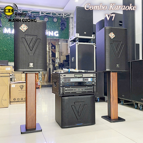 Trọn Bộ Karaoke V7 Cao Cấp Giá 32,8 Triệu – Hát Nhẹ – Bass Khỏe – Rất Đáng Tiền