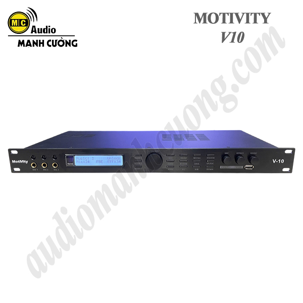 Vang Số Motivity V10 – Bộ Xử Lý Âm Thanh Karaoke Chuyên Nghiệp, Chống Hú Cực Tốt