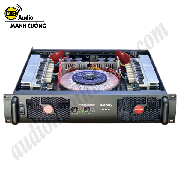 Cục Đẩy Công Suất Motivity M-2.10N – 2 Kênh 1000W/8Ohm, Lực Đánh Mạnh, Giá Tốt 