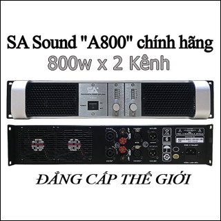 CỤC ĐẨY CÔNG SUẤT 2 KÊNH SA-Sound A-800 ĐẲNG CẤP