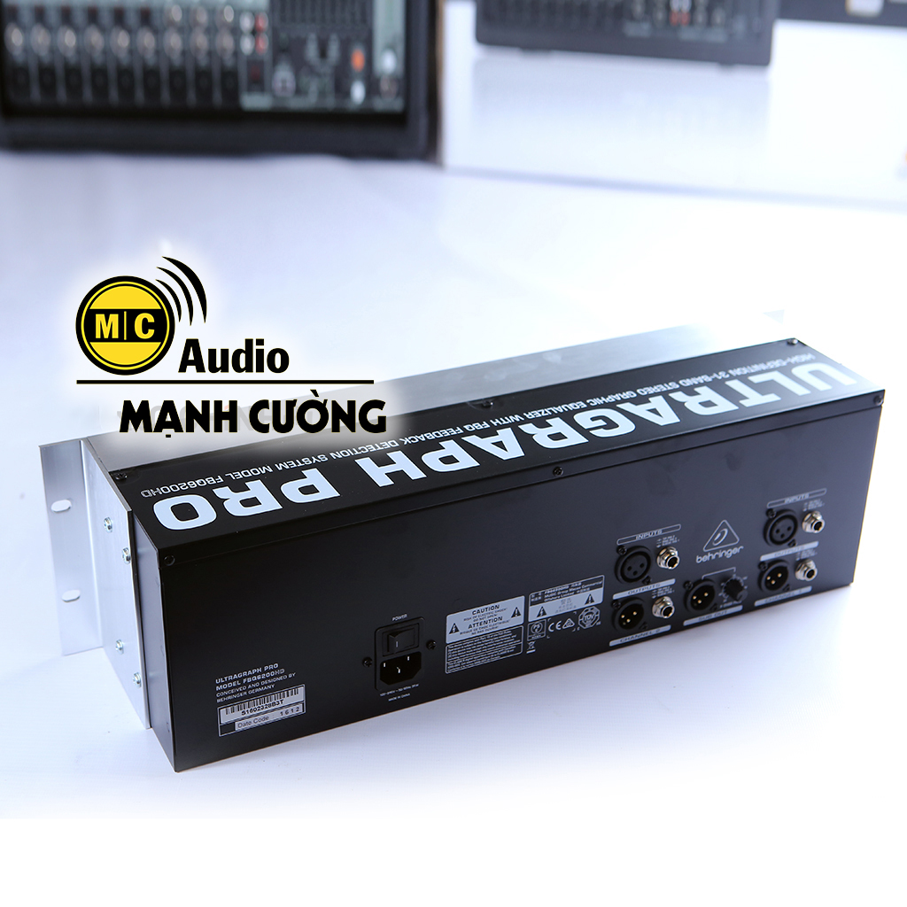 LỌC XÌ FBQ6200HD EU Equalizer Behringer | audiomanhcuong.com